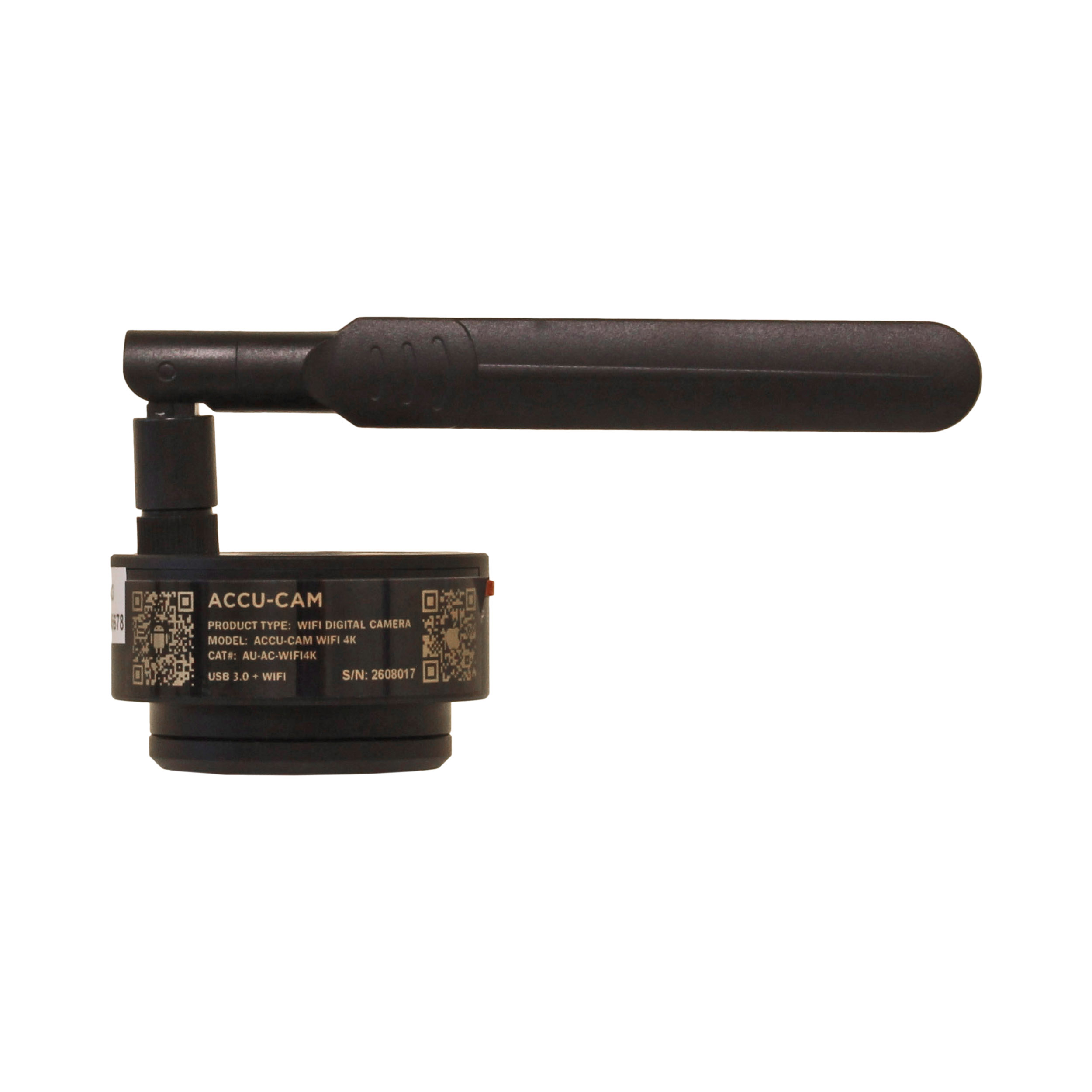 ACCU-CAM WIFI 4K-Front View-Angled Antenna